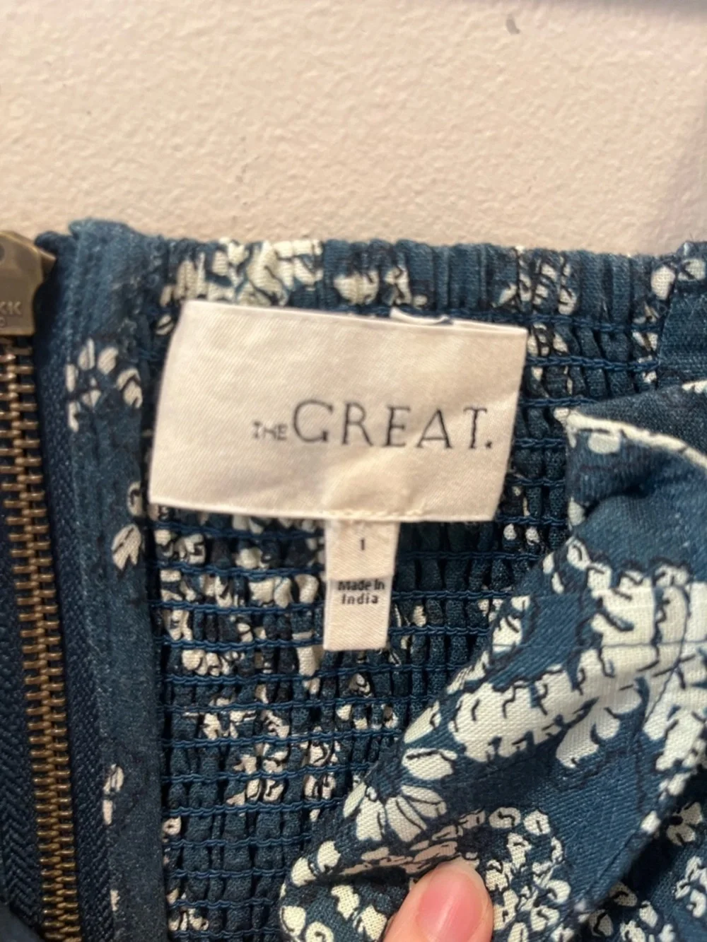 The Great The Verse Top in Indigo Bandana, Size 1 - Picture 5 of 6